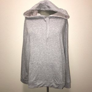 Old Navy Gray/Pink XXLT Lightweight Hoodie NWT